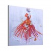 Red Dress Girl - Special Diamond Painting