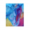 Pink Blue Horse Pair - Special Diamond Painting