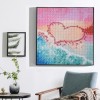 Love Heart at Beach - Special Diamond Painting