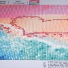 Love Heart at Beach - Special Diamond Painting
