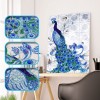 Blue Peacock - Special Diamond Painting