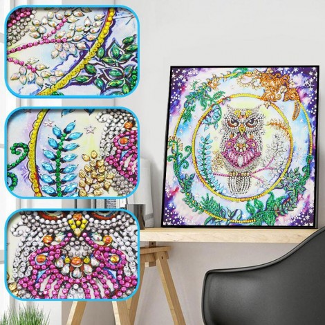 Wise Owl - Special Diamond Painting