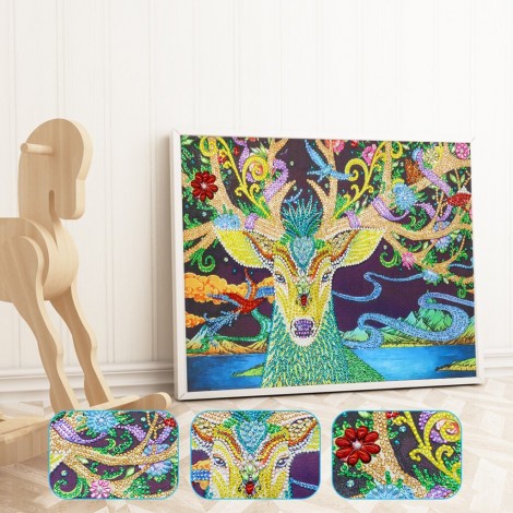 Magical Deer - Special Diamond Painting