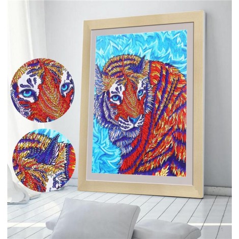 Beautiful Wild Tiger - Special Diamond Painting