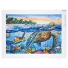 Tortoise In The Sea Scenery - Special Diamond Painting