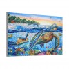Tortoise In The Sea Scenery - Special Diamond Painting