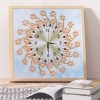 Flower Wall Clock - Special Diamond Painting