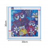 Lovely Owl Family - Special Diamond Paintings