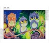 Cartoon Owl - Special Diamond Painting