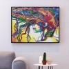 Abstract Colorful Hair Women - Diamond Painting