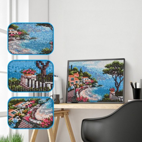 Lovely Sea landscape - Special Diamond Painting
