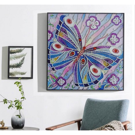 Abstract Shiny Butterfly - Special Diamond Painting