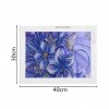 Butterfly Blue Flower - Special Diamond Painting
