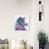Cats Playing with Butterfly - Special Diamond Painting