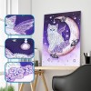 Cat at Moon - Special Diamond Painting