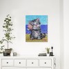 Cat on Beach - Special Diamond Painting