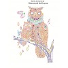 Artistic Owl Family - Special Diamond Painting