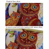 Artistic Owl Family - Special Diamond Painting