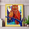 Artistic Owl Family - Special Diamond Painting