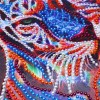 Colorful Sleeping Tiger - Special Diamond Painting