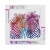 Zebra's Colorful Stripes - Special Diamond Painting