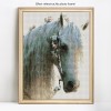 White & Brown Horses Diamond Paintings