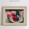 Romantic Red Rose & Candles - DIY Diamond Paintin