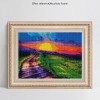Green Highway & Sunset Diamond Painting