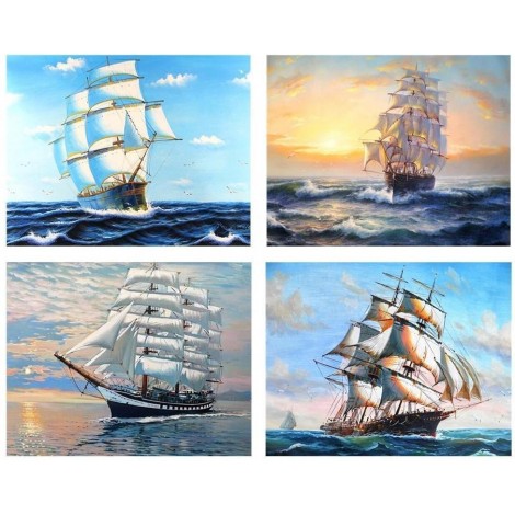 Stunning View of Ships Diamond Painting Kits