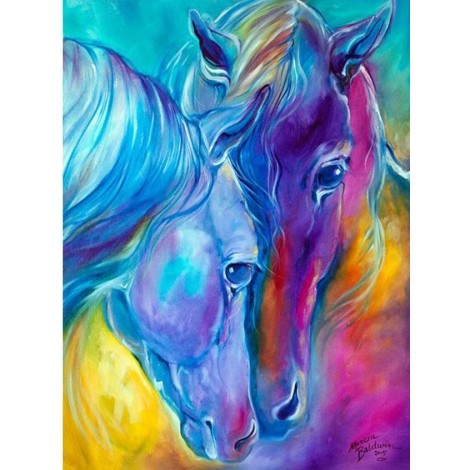 Incredible Painting of Horses