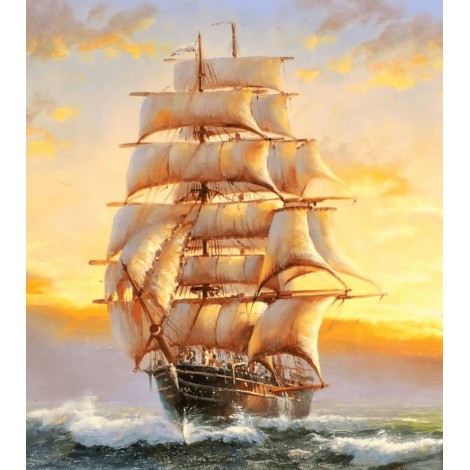 Huge Ship in the Sea