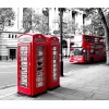 Beautiful Red Phone Booths