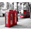 Beautiful Red Phone Booths