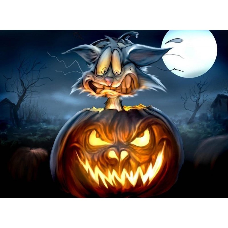 Halloween & Moon Dia...