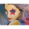 Wonderful Woman with Colorful hairs Diamond Painting