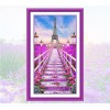 Eiffel Tower Covered in Flowers Painting for your Wall