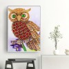 Colorful Special Shaped Owl Diamond Painting Kit