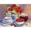 Berries &  Flowers Still Life Painting