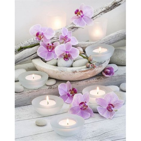 Flowers & Candles Painting Kit