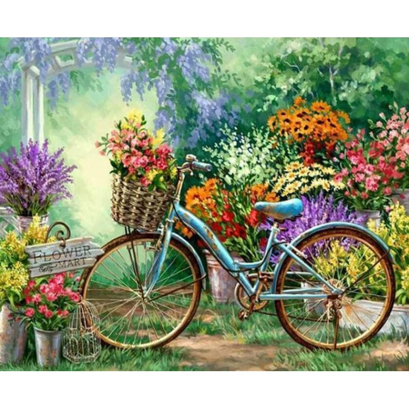 Bicycle & Flowers Sh...
