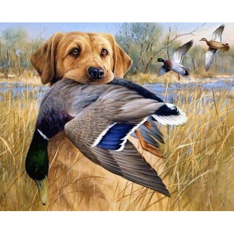 Dog Hunts Duck DIY Painting Kit