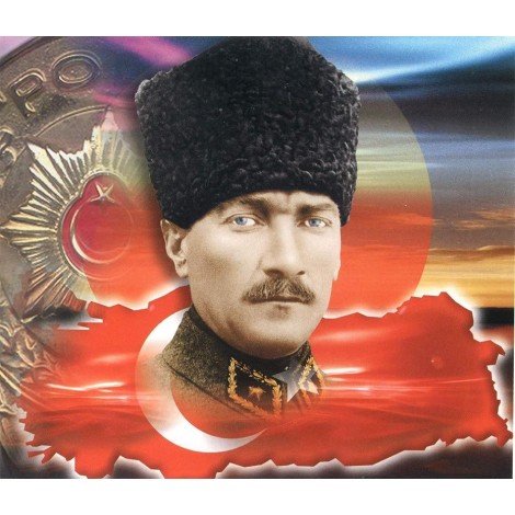 Portrait of Mustafa Kemal Ataturk