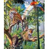Leopards & Parrots - Paint with Diamonds