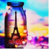 Eiffel Tower in a Bottle