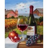 Fruits & Wine - Still Life Painting