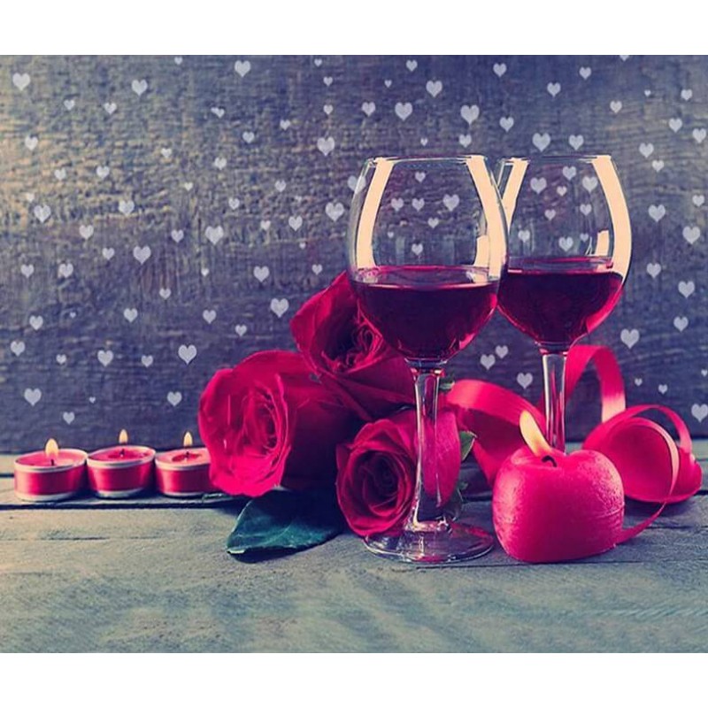Wine Glasses &  Red ...