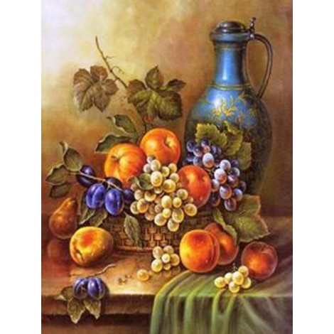 Fruits Amazing Still Life Painting