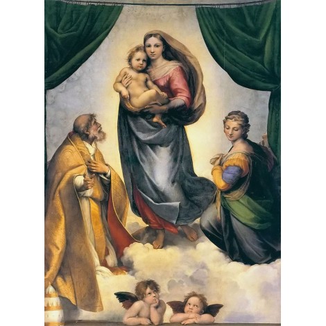 The Sistine Madonna  by Raphael