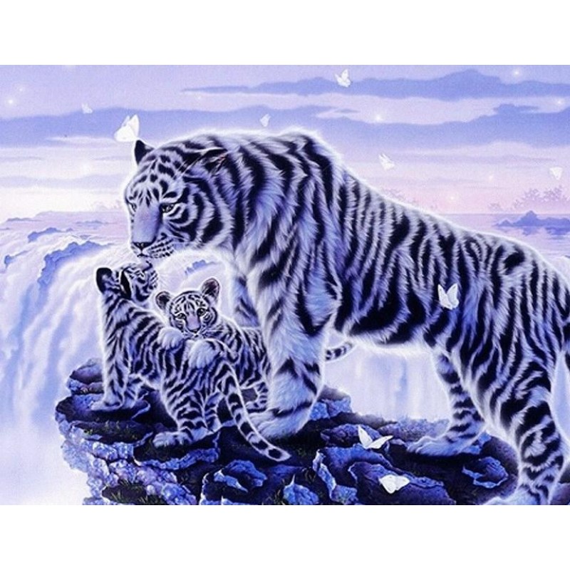 White Tiger with Two...