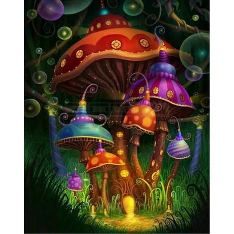 Mushrooms in Alice in Wonderland